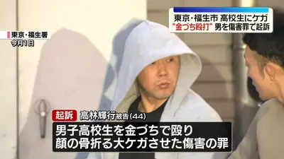 日テレNEWS NNN 5月22日(金) 20:07 男子高校生を金づちで殴り…大ケガ