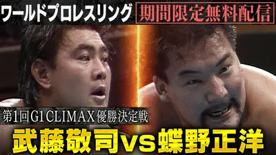 ワールドプロレスリング 1995年放送 【第5回G1 CLIMAX優勝決定戦】武藤