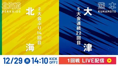LIVE】高校サッカー選手権大会 全国大会 12月29日 Special Live 1回戦