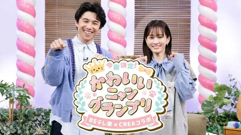 今夜決定！かわいいニャングランプリ～BSテレ東×CREA コラボ